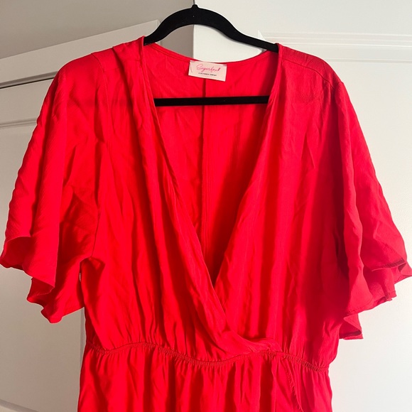 GORG red chiffon dress ! - Picture 3 of 3